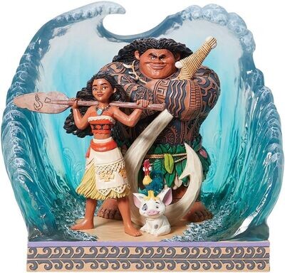 Disney Traditions: Figura Vaiana & Maui Diorama - Vaiana - Enesco
