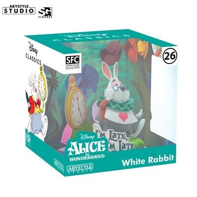 White Rabbit Figura Abystyle Studio 10 cm. - Alicia en el País de las Maravillas