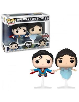 Pack Superman & Lois volando Funko Pop - DC Comic