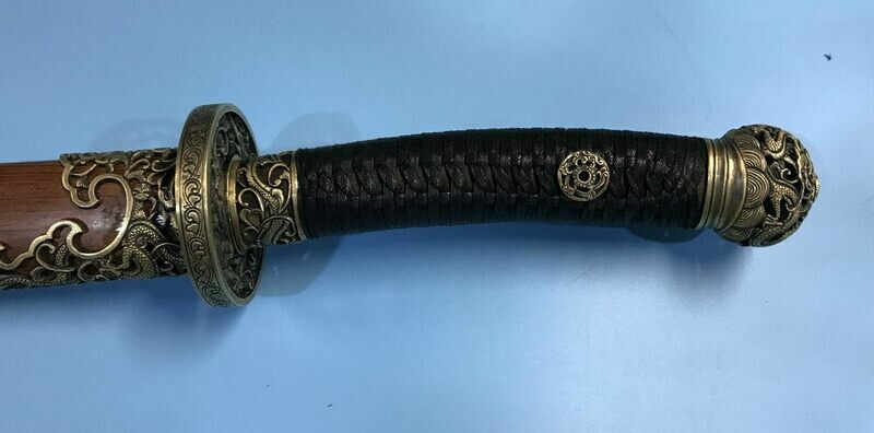 Double dragon LiuYe Dao(Willow leaf sabre)