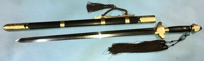 Traditional carved Chinese Jian sword