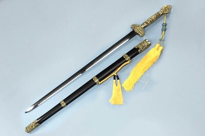 JKOO- Hollowed-out Dragon Cutting Jian sword
