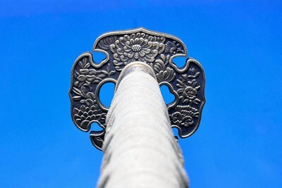 JKOO-Practical Folded steel chrysanthemum Katana