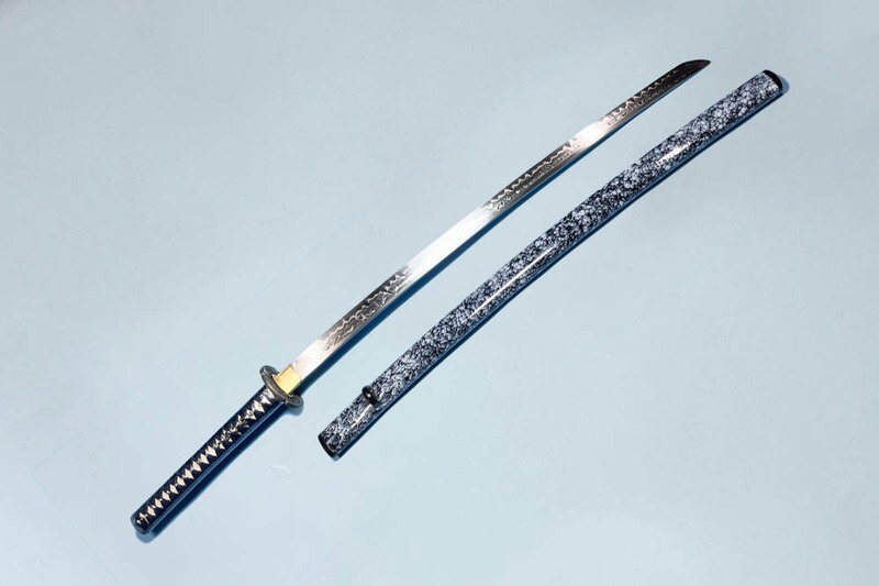 JKOO-Classic dragon Hitatsura style hamon Katana