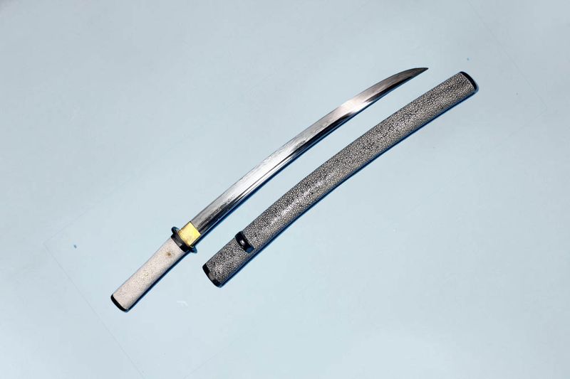 JKOO-High-end tamahagane shobu zukuri wakizashi