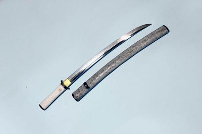 JKOO-High-end tamahagane shobu zukuri wakizashi