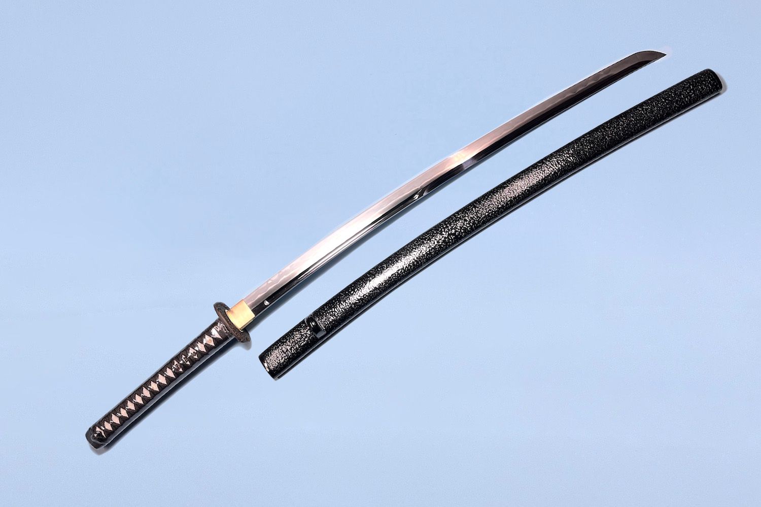 JKOO-Hazuya polished XL sanmai laminated katana for sale