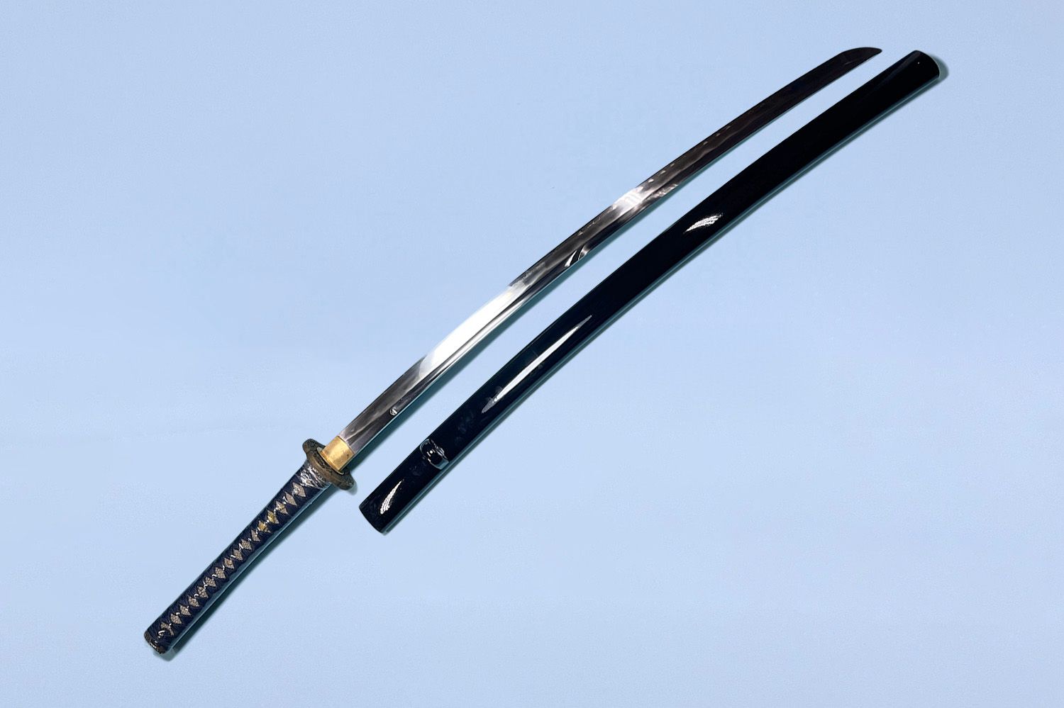 JKOO-Sanmai laminated unokubi-zukuri katana on sale