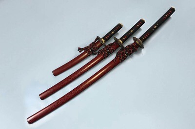 JKOO-Japanese Tamahgane steel Samurai Sword Set Daisho