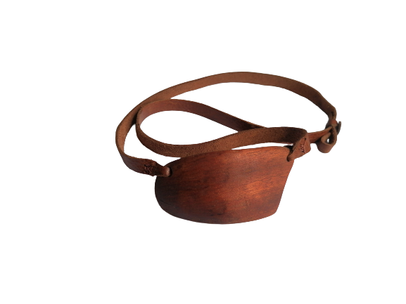 Hardwood Eyepatch &quot;Refined&quot;