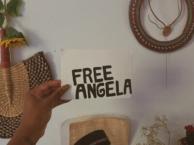 FREE ANGELA - print