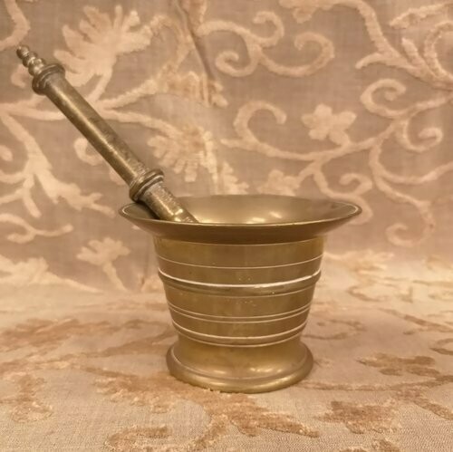 Almirez de Bronce con Mazo antiguo