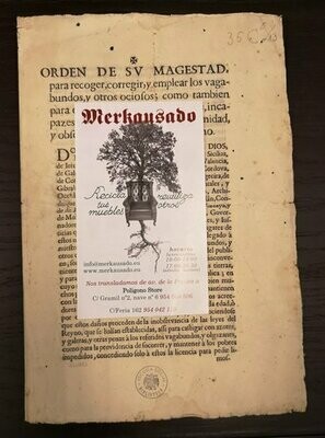 Documento Año 1717 Orden Real