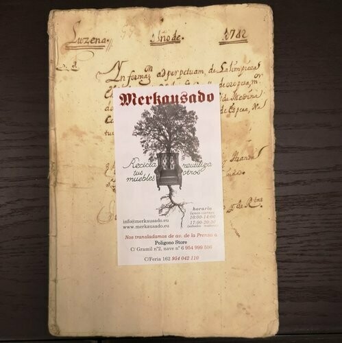 Documentos Antiguos Cabellos de Oropesa 1742