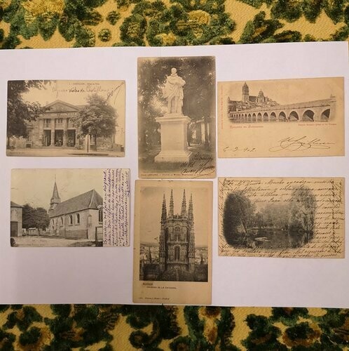 Lote Seis Postales Antiguas