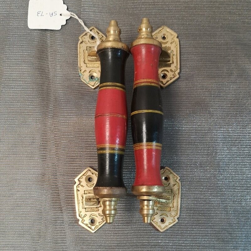 Pareja de Tiradores Rojos y Negros