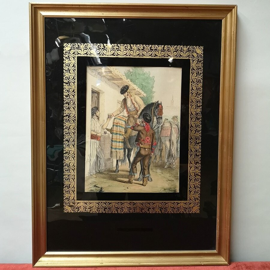 Dibujo de Antonio Chamán del S.XIX
