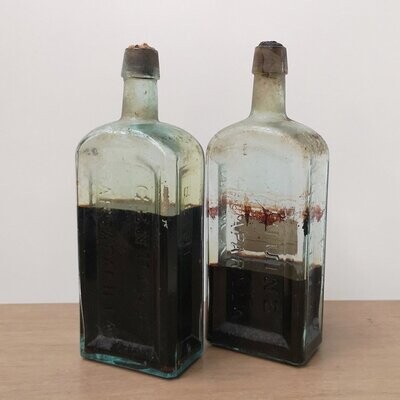 Botellas de Sarsaparrilla de 1880 Botellas de Sarsaparrilla de 1880