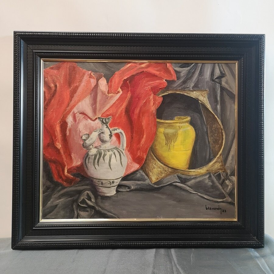 Óleo Bodegón Firmado