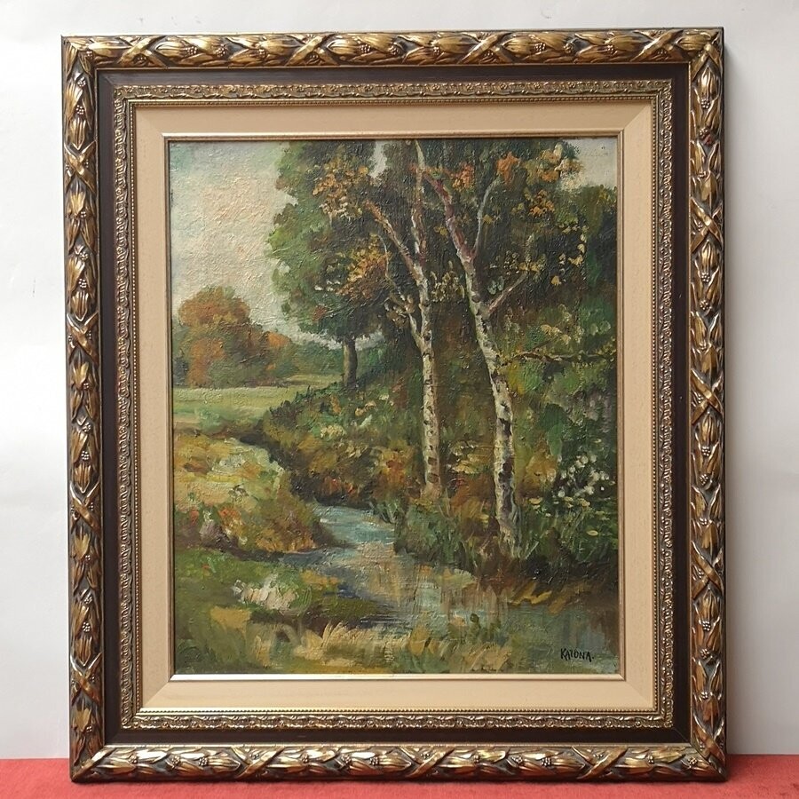Óleo Paisaje de Ribera