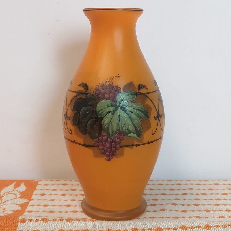 Florero de Opalina Naranja