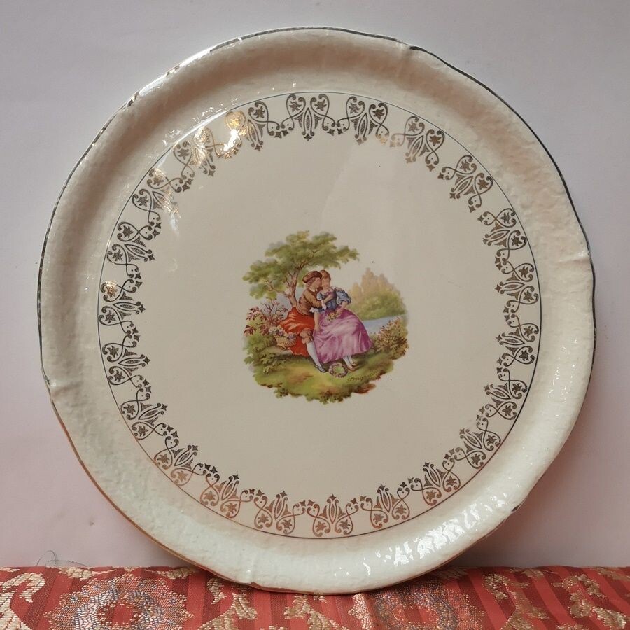 Plato de Porcelana Francesa