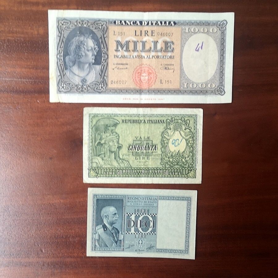Lote Tres Billetes