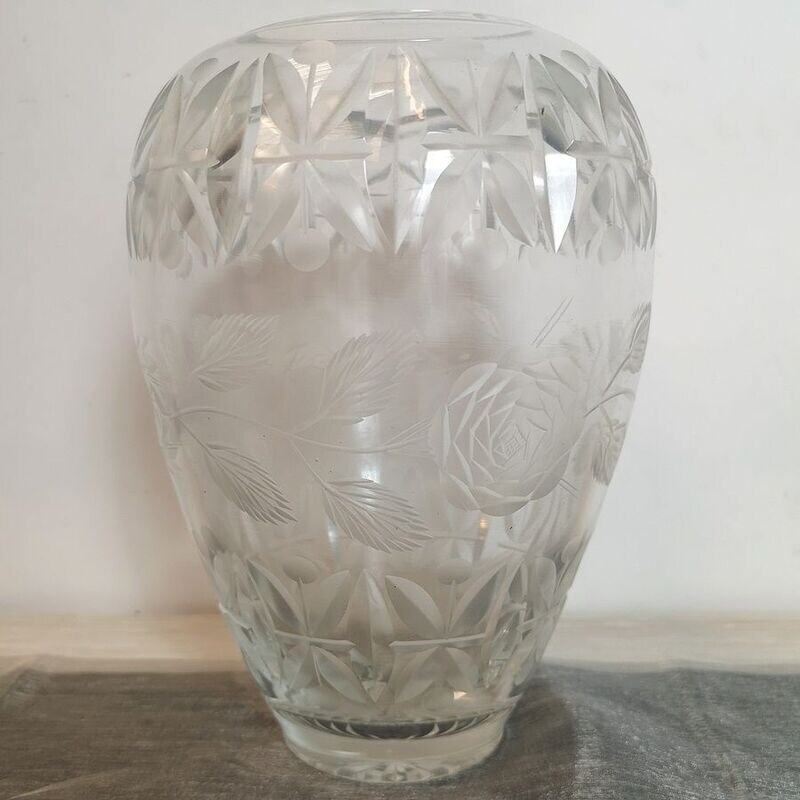 Florero Cristal Ovalado