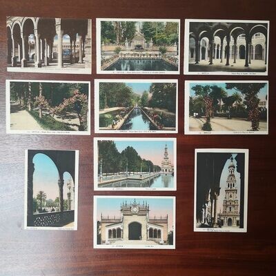 Tarjetas Postales Parque María Luisa de Sevilla