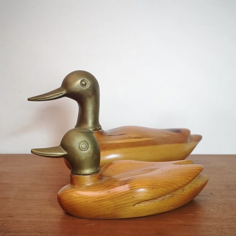 Par de Patos Decorativos