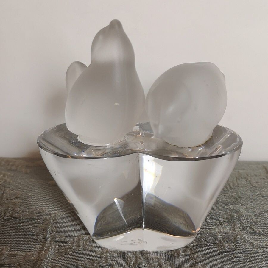 Figura Pájaros de Cristal Sèvres