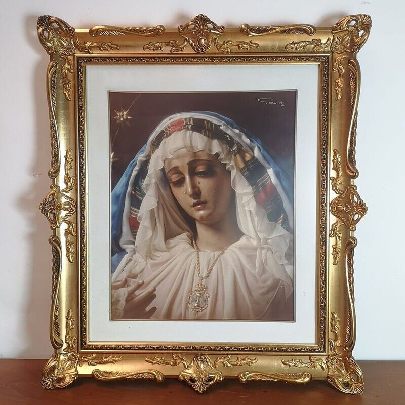 Lámina de la Virgen Enmarcada Lámina de la Virgen Enmarcada