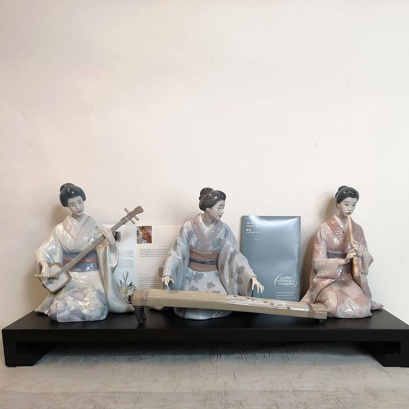 Porcelanas Lladró Músicas Japonesas Porcelanas Lladró Músicas Japonesas