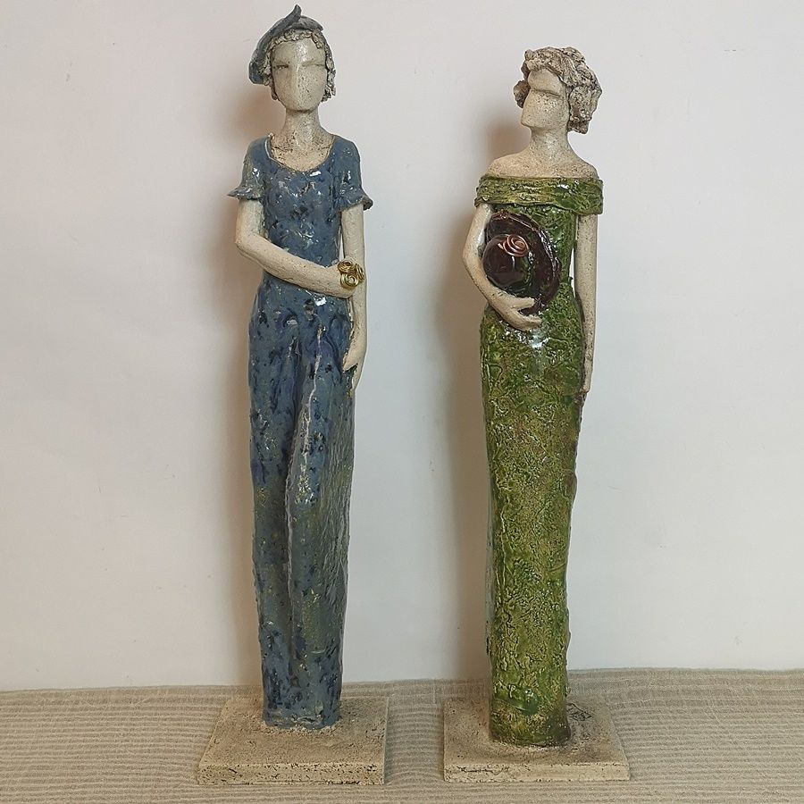 Par de Esculturas Rita Kyndt
