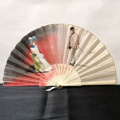Abanico Antiguo de Inicios del siglo XX