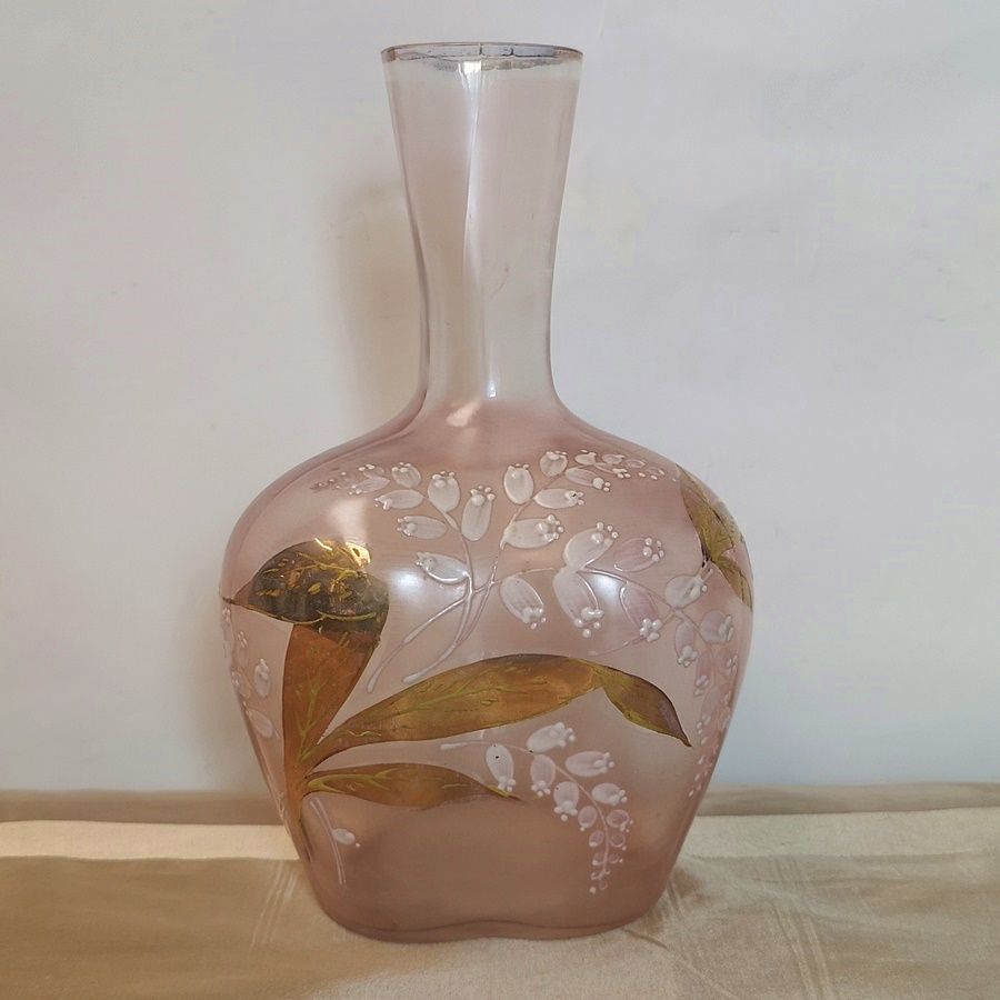 Botella de Cristal Rosa