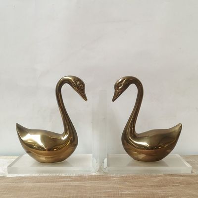 Pareja de Sujetalibros Cisnes