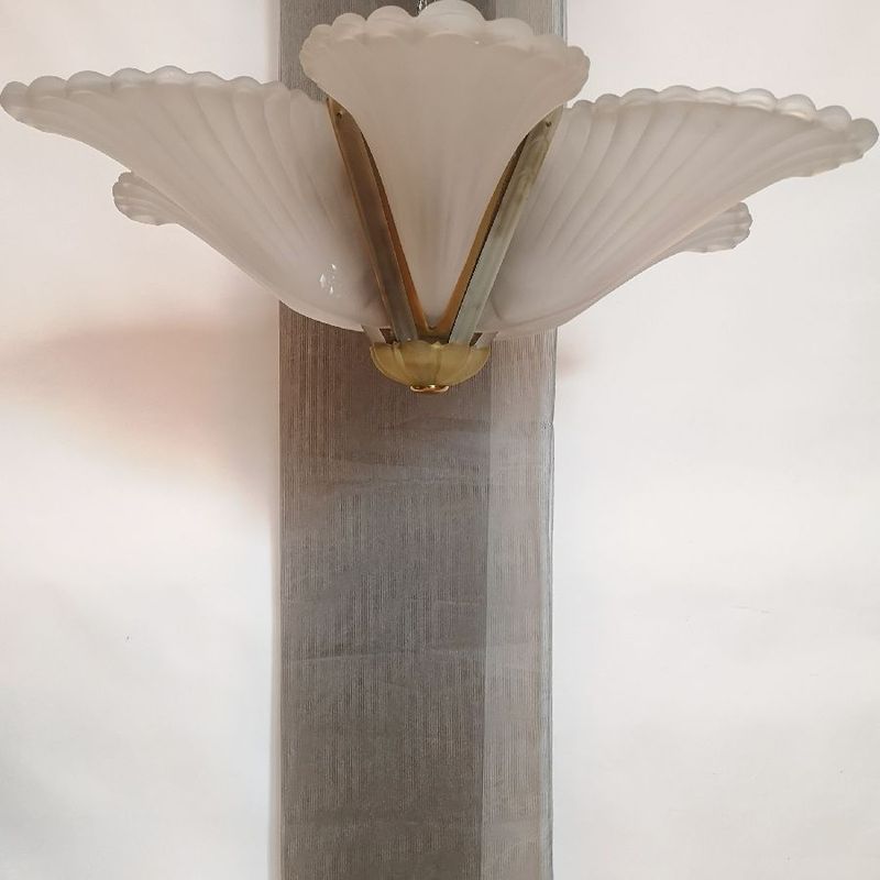 Lámpara Francesa Art deco Seis Hojas