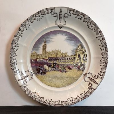 Gran Plato Imagen de Sevilla Cartuja-Pickmann