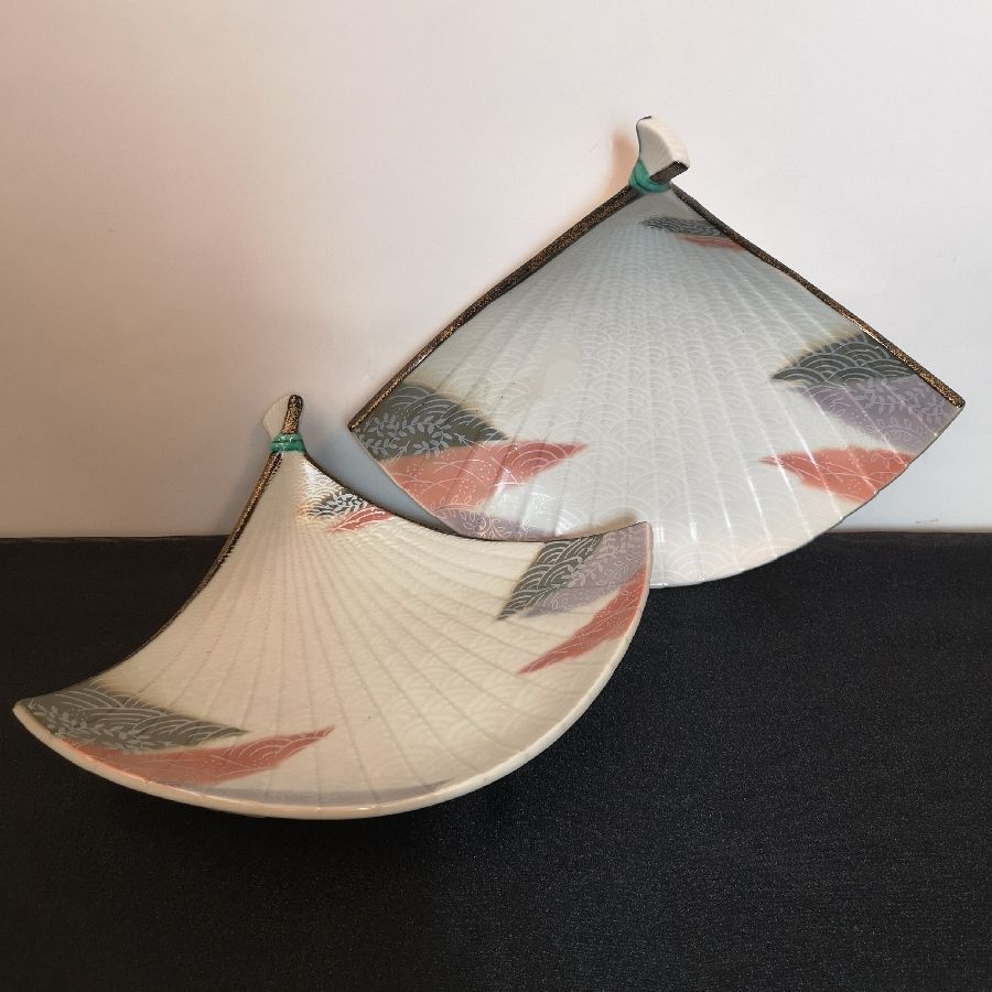 Cuencos Japoneses con Forma de Abanico