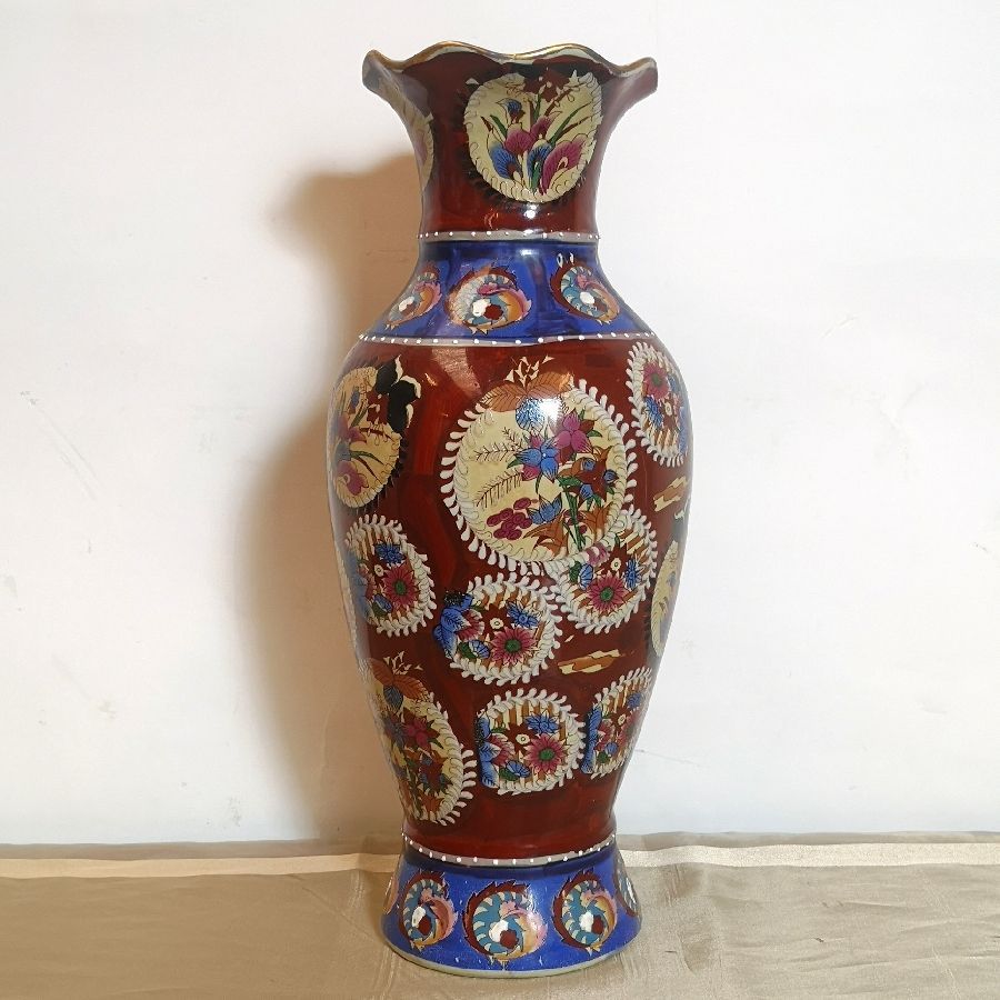 Jarrón de Cerámica Oriental
