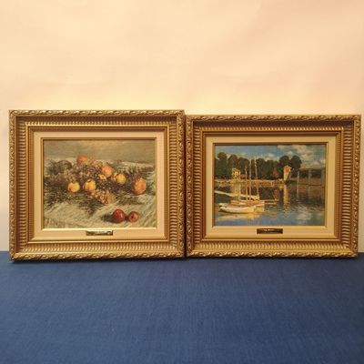 Cuadros Monet Bodegón y Puente
