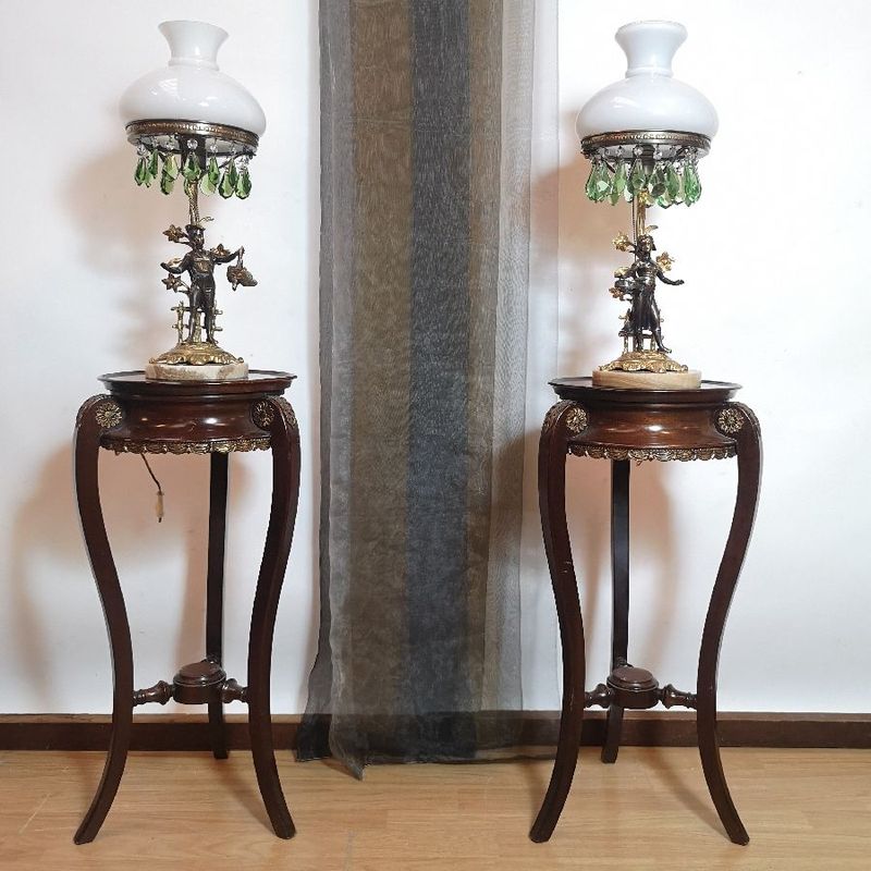 Pareja de Maceteros de Madera