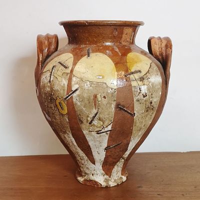 Orza de Barro Cocido S.XIX