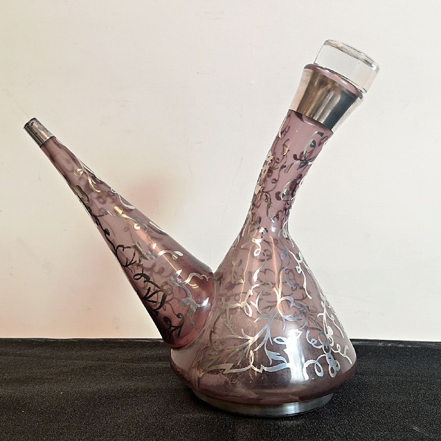 Porrón de Cristal y Plata