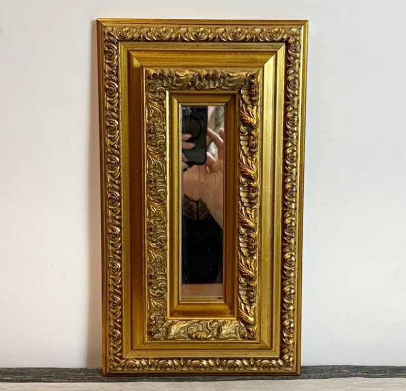 Espejo rectangular madera y Pan de Oro