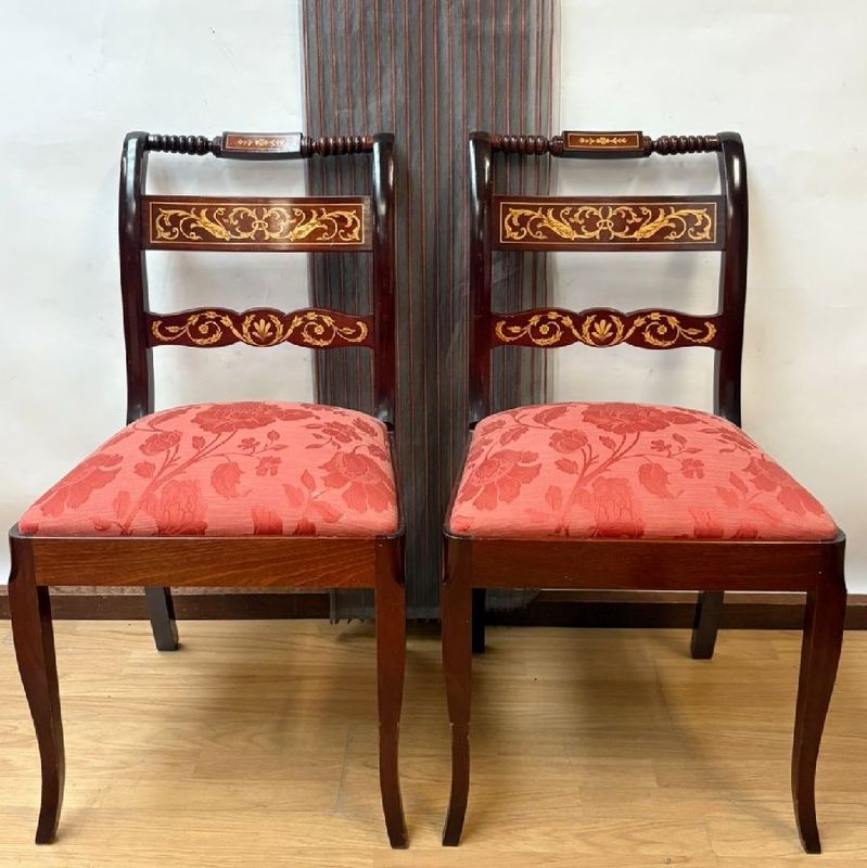 Pareja de Sillas Marquetería
