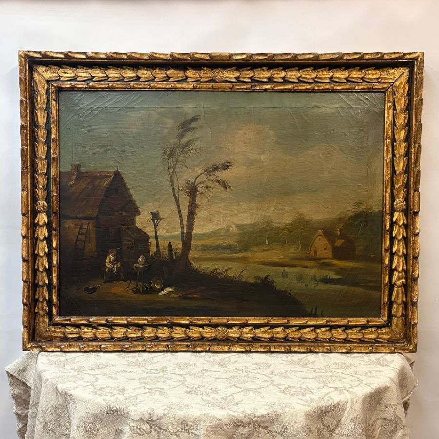 Óleo Paisaje Fluvial Óleo Paisaje Fluvial