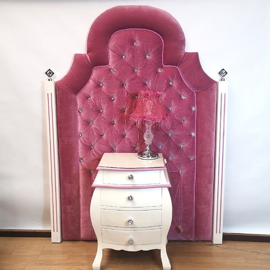 Cabecero Tapizado Rosa