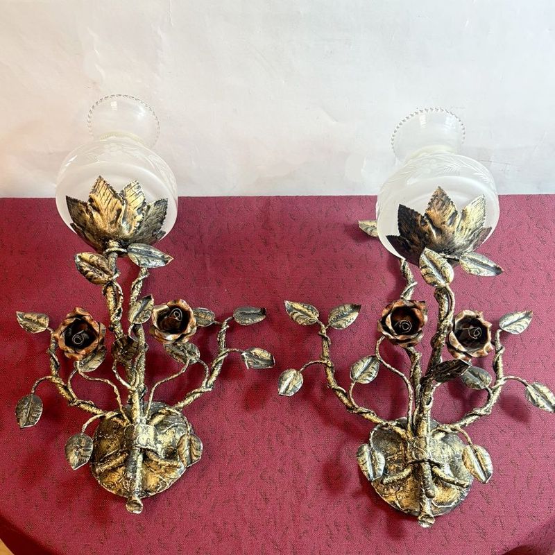 Pareja de Apliques Ramos Pareja de Apliques Ramos